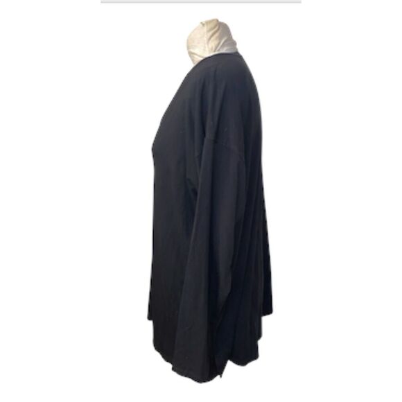 Eileen Fisher Stretch Jersey Knit V-Neck Long Top Sz.. L Ling Sleeve Comfort Pac - Picture 3 of 8